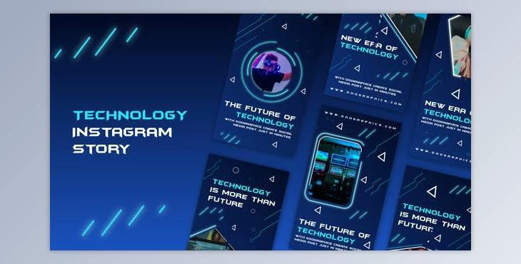 Technology Instagram Stories (Videohive 36266126) - AE Project