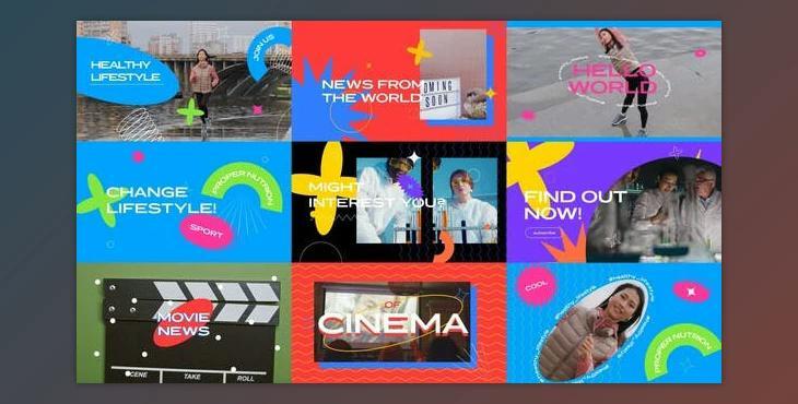 Typography YouTube Intro 3 in 1 (Videohive 31446253) - AE Project