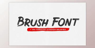 Brush Animated Font (Videohive 31366550) - AE Project