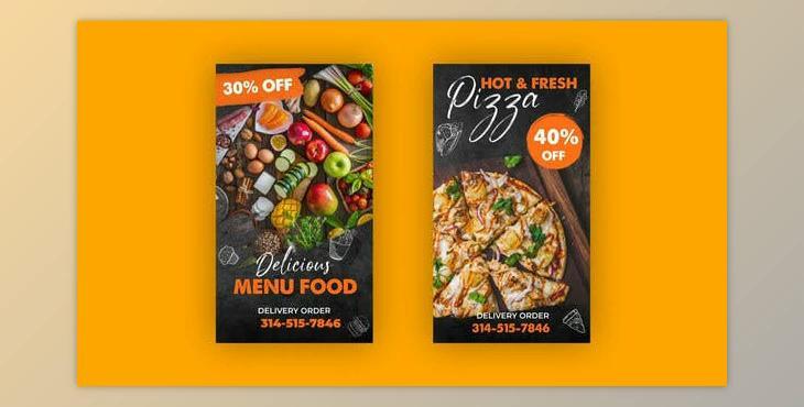 Modern Food Instagram Stories (Videohive 34916764) - AE Project