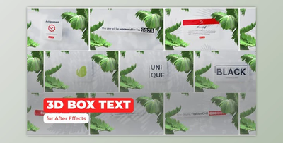 3D BOX TEXT (Videohive 50830260) - AE Project