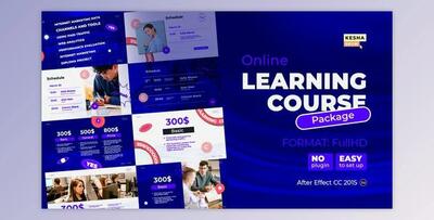 Online learning course Package (Videohive 31455264) - AE Project