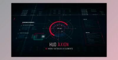 Sci-Fi HUD – Axion (Videohive 22006666) - AE Project