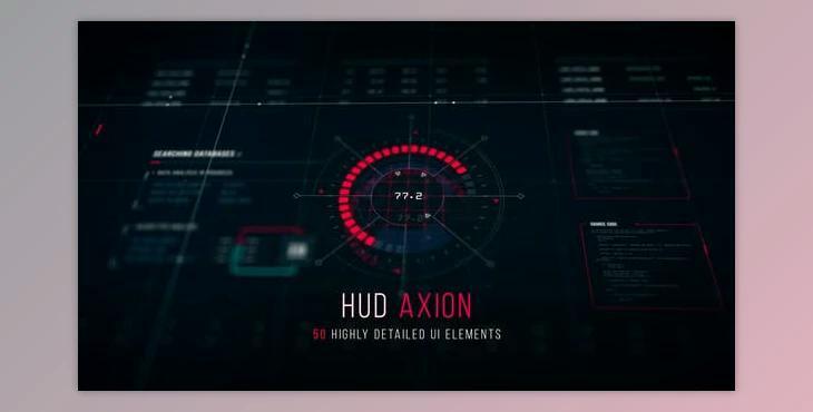 Sci-Fi HUD – Axion (Videohive 22006666) - AE Project