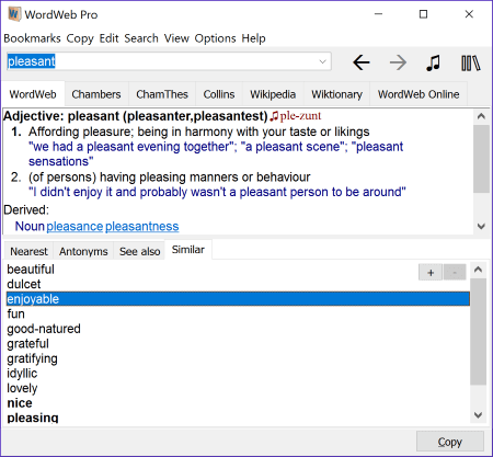 WordWeb Pro 10.21 + Reference Bundle / 3.5 macOS