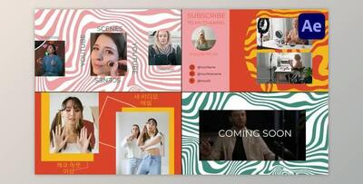 Youtube Endscreens for After Effects (Videohive 49574467) - AE Project