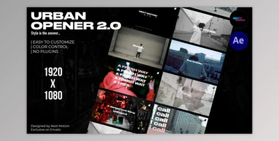 Urban Opener 2.0 (Videohive 38023463) - AE Project