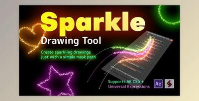 Sparkle Drawing Tool (Videohive 34617761) - AE Project