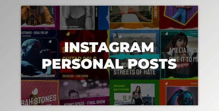 Instagram Personal Posts (Videohive 25821013) - AE Project