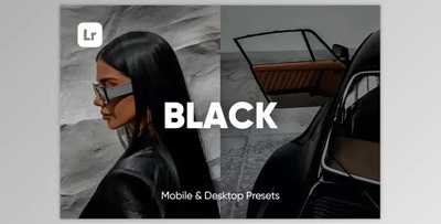 5 Black Lightroom Presets 6453389 (Mob, Desk)