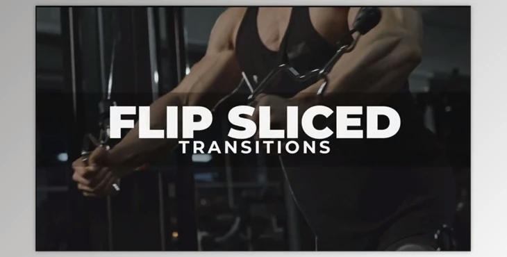 Flip Sliced Transitions (Motionarray 905748) - AE Project