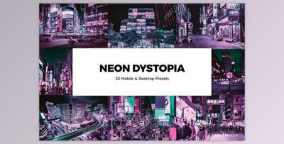 20 Neon Dystopia Lightroom Presets & LUTs