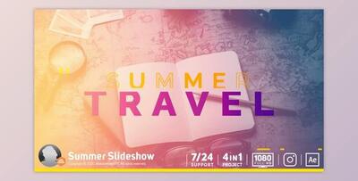 Summer Slideshow (Videohive 20084057) - AE Project