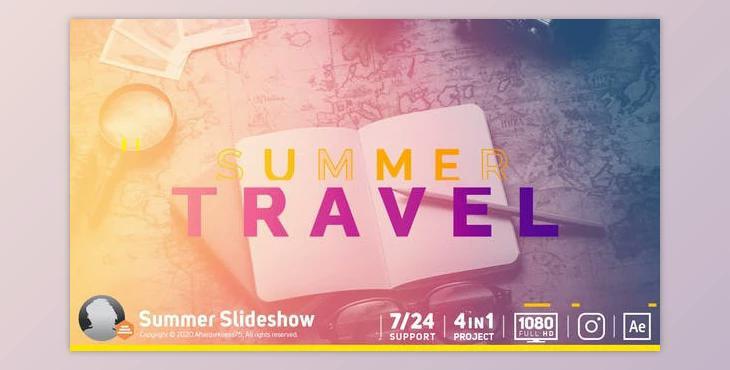 Summer Slideshow (Videohive 20084057) - AE Project