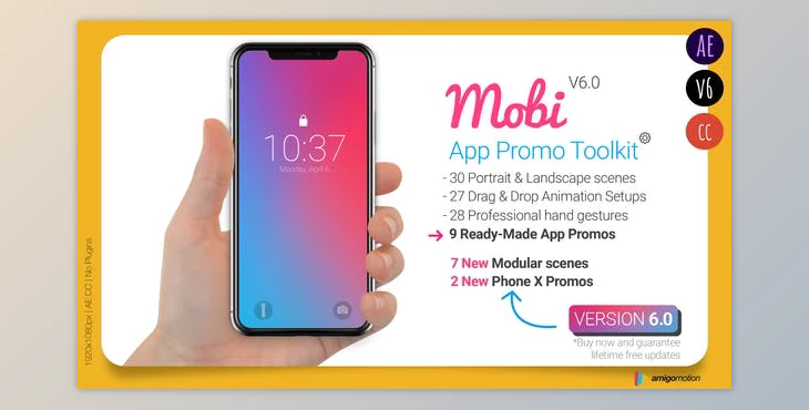 Mobi - App Promo Toolkit (VideoHive 11586290) - AE Project