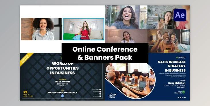 Online Conference Pack (Videohive 31598948) - AE Project