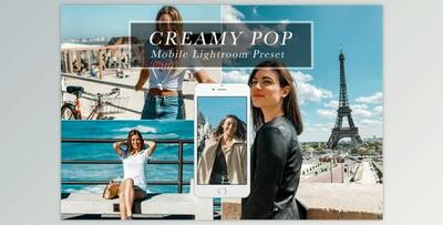 Mobile Lightroom Presets CREAMY POP (DNG, JPEG)