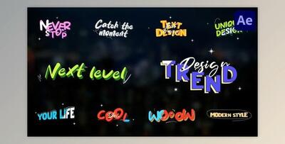 Artistic Colorful Titles for After Effects (Videohive 47437236) - AE Project