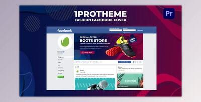 Fashion Facebook Cover Mogrt 06 (Videohive 33573456)