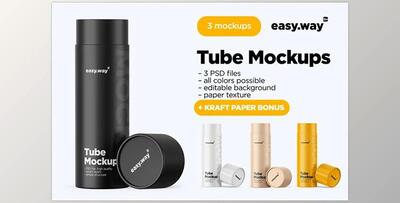 Tubes PSD Mockups Pack CreativeMarket-5715926 (PSD)