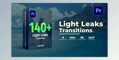 Light Leaks Transitions (Videohive 39519656) - PR Project