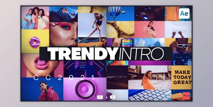 Trendy Intro (Videohive 41541575) - AE Project