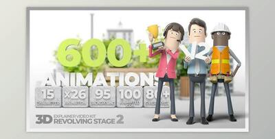 3D Explainer Video Kit Revolving Stage V2 (Videohive 28824485)