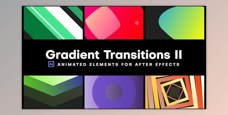 Gradient Transitions II (Videohive 46303674) - AE Project