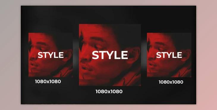 Typography Opener Instagram Post 1080×1080 (Videohive 39537589) - AE Project