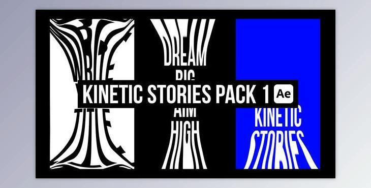 Kinetic Stories Pack 1 (Videohive 51626102) - AE Project
