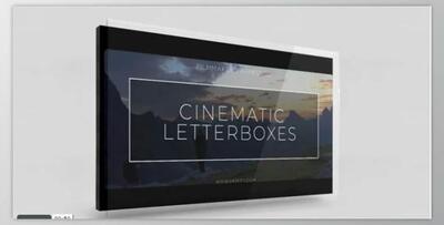 Cinematic Letterboxes – Vamify (MP4, PNG)