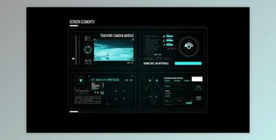 HUD Screen Camera Module (Videohive 50811373) - AE Project