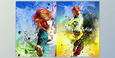 Ink Manipulation Photoshop Action 3