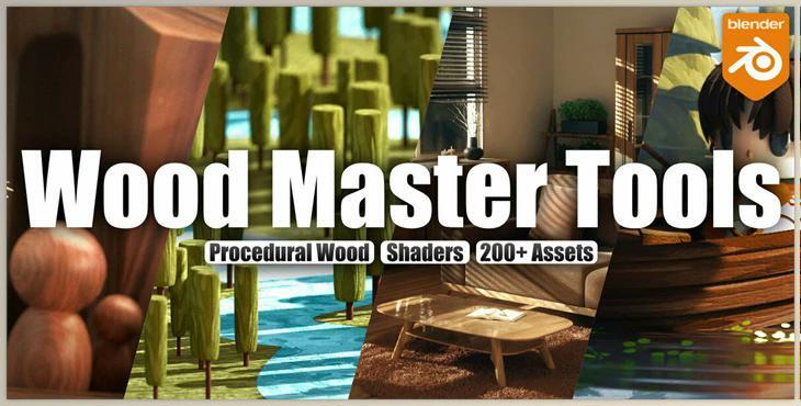 Wood Master Tools - Procedural Wood, Shaders 200+ Assets v1.0