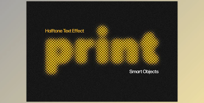 Halftone Text Effect - 92543079