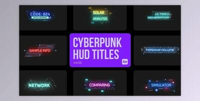 Cyberpunk Titles 02 for After Effects (Videohive 45038027) - AE Project