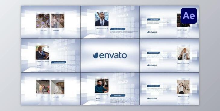 Company Employees Presentation for After Effects (Videohive 50690119) - AE Project