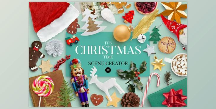 Christmas Scene Creator CreativeMarket-5498557