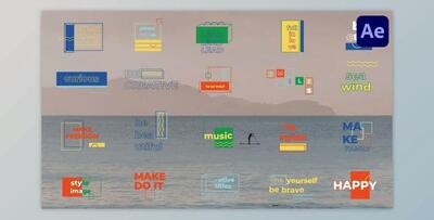 Creative Geometric Titles for After Effects (Videohive 48213911) - AE Project