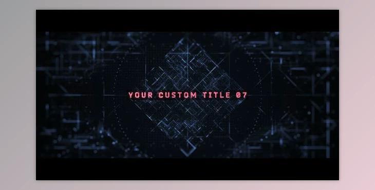 Grid Titles (Videohive 14220018) - AE Project
