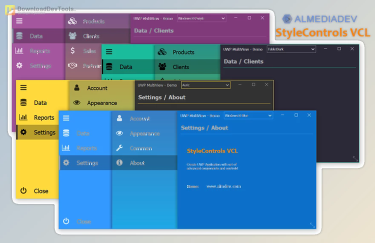 AlmediaDev StyleControls v5.80 (04 Nov 2024) for Delphi & CB XE2-12 Athens Full Source