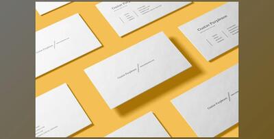 Business Card Mockup CreativeMarket - 6706235