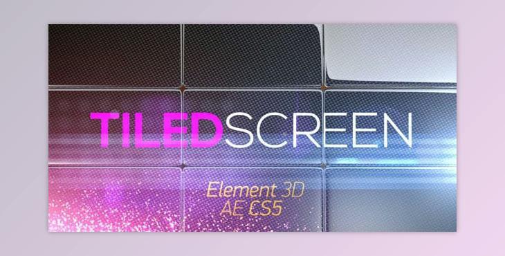 Tiled Screen (Videohive 6960101) - AE Project