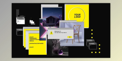 NFT Crypto Social Media Opener (Videohive 38034467) - AE Project