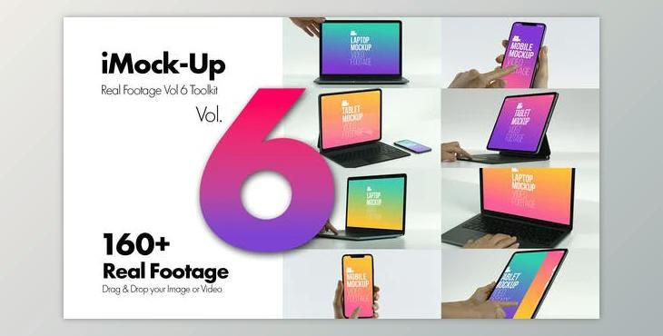 iMock-Up Real Footage Vol 6 Toolkit (Videohive 34577653) - AE Project