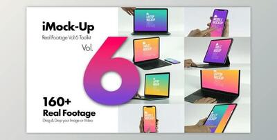 iMock-Up Real Footage Vol 6 Toolkit (Videohive 34577653) - AE Project