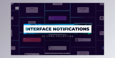 Interfaces Notifications (Videohive 40419958) - AE Project