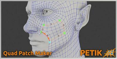 Blender Market - Petik - Retopology Patch Maker v2.0.4