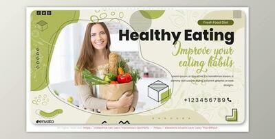 Healthy Food. Diet Promo - AE Project Videohive 31382431