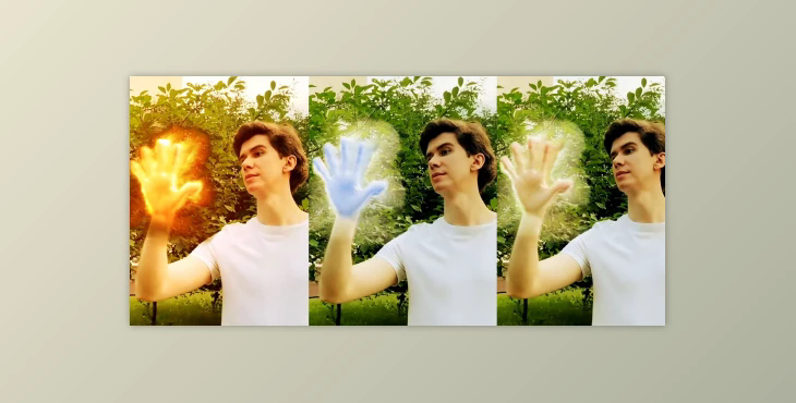 Fire & Smoke Liquid Nitrogen Simulation on Hand VFX using Adobe After Effects